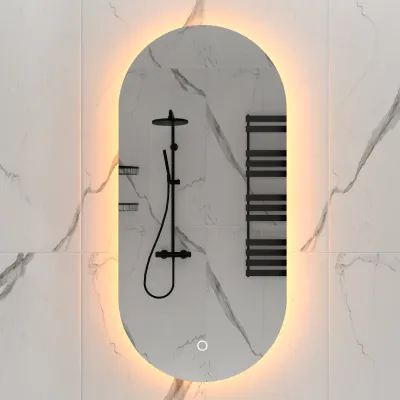 Alura Ovaal Luxe Indirecte Ledspiegel - 45
