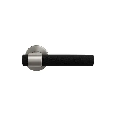 Grip Duo Deurkruk - Chroom Mat Zwart